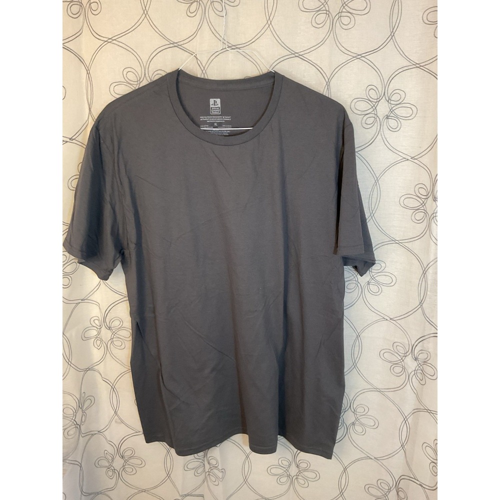 PlayStation Sony‎ Official Licensed T-Shirt Gray Gamer Tee Size XL